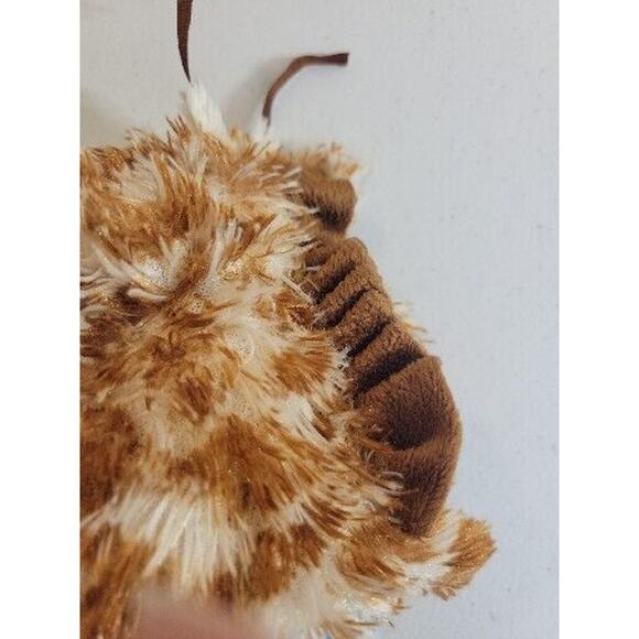 Mud Pie Baby Giraffe Fat Round Glittered Soft Lovey Plush Stuffed Animal Toy 9" - Picture 5 of 7